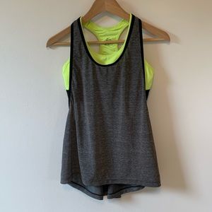 Nike sports top with built-in bra